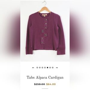 Beyond Threads Tabs Alpaca Cardigan